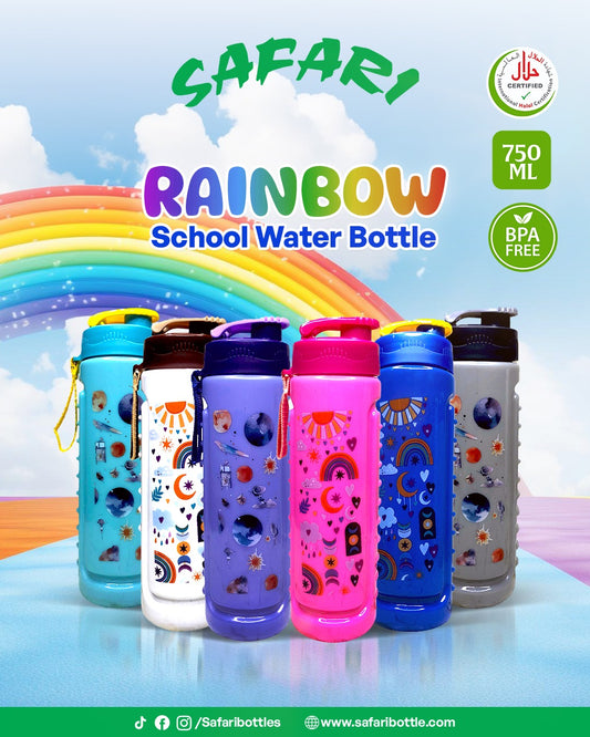 Rainbow water bottle